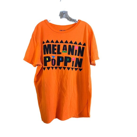 On Fire Women's Orange Shirt - Picture 1 of 5